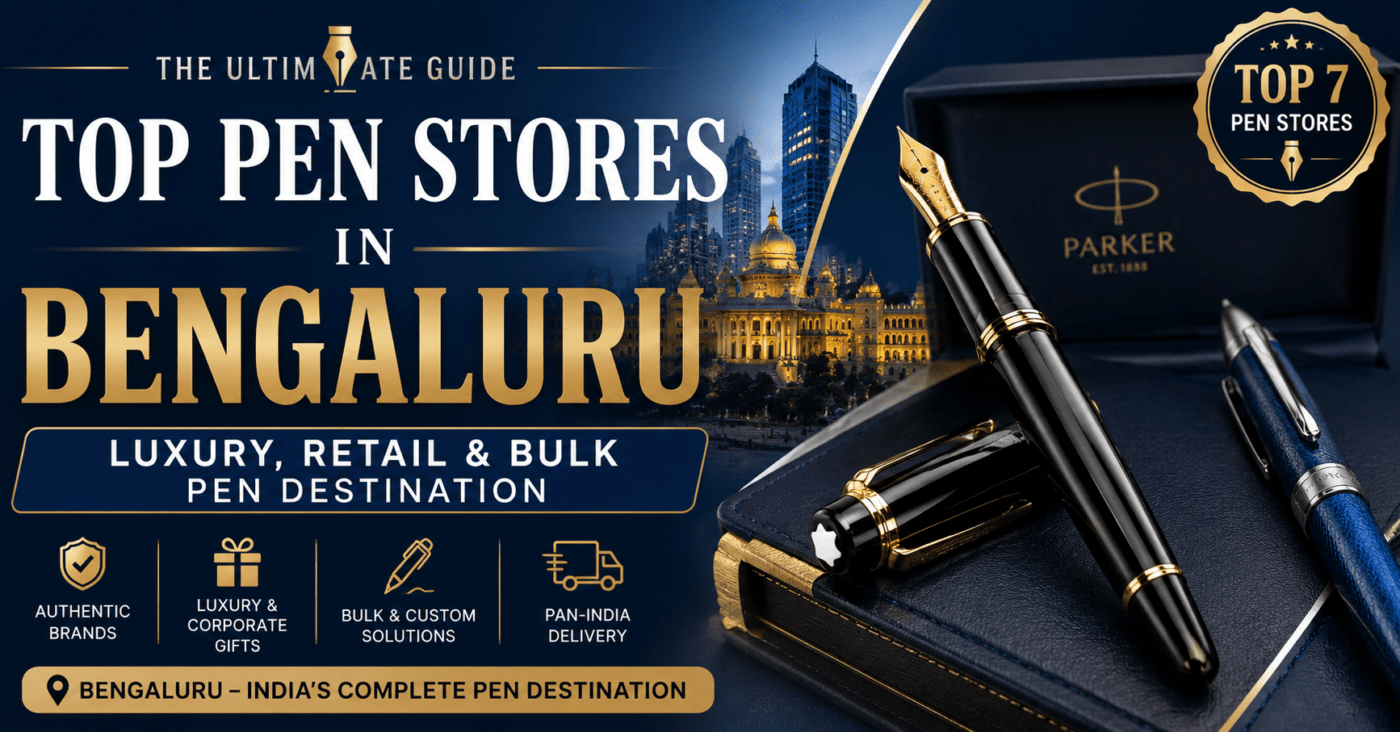 Top Pen Stores in Bengaluru – Luxury Pens, Corporate Gifts and Bulk Branded Pen Suppliers